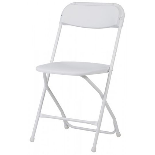Εικόνα της Καρέκλα λευκή πλαστική (σπαστή)
